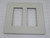 LOT OF 48 LUTRON 3506262215 2 SQUARE SWITCH FACEPLATE COVERS T196516