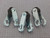 LOT OF 82 BEST FLEX 6708-1 LOT OF 82 POWERED ROLLER CONVEYOR IDLER PULLEY ASSY M2881
