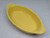 Yellow Porcelain Oval Baking Dish  For Sale