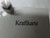 KAFTKARTE 5039A312 CHARGE AMPLIFIER BOARD MODULE T54599