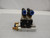 LOT OF 2 SMC VK3120-5G-01 SOLENOID VALVES W/ MANIFOLD T57257