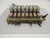 LOT OF 8 NUMATICS 031SA4154000061 031SA4154 SOLENOID VALVES W/ MANIFOLD T58086