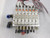 LOT OF 7 SMC SY5140-5M0ZE SOLENOID VALVES W/ MANIFOLD ASSEMBLY T59572