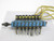 LOT OF 8 MAC 613B-11-111JB SOLENOID VALVES W/ MANIFOLD T60073