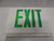 LDSNUGW WHITE EXIT SIGN W GREEN LETTERS UNIVERSAL T60892