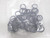 LOT OF 98 O-RING 568-210 70 A DURO BUNA 1" X 1/8" RUBBER RINGS T62643