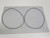 LOT OF 2 PARKER 261-0215-009 O-RING T62827