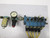 LOT OF 5 MAC WILKERSON 613B-11-111JB F00-02-000 R00-02-000 SOLENOID VALVES W/ MANIFOLD AND REGULATOR T64059