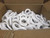 LOT OF 576 CERTOPLAST WHITE VINYL PVC ADHESIVE TAPE ROLL T66288