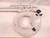LUXO KFM ILLUMINATED MAGNIFIER LAMP W NO BULBS