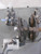 LOT OF 2 DAYTON 2Z617A C-100 CHAIN HOIST TROLLEY + COLLECTOR ASSY. 2 TON