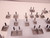 LOT OF 33 MINI MICRO STENCILS T76236