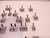 LOT OF 33 MINI MICRO STENCILS T76236