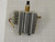 LOT OF 4 SMC SY3140-5MZE SOLENOID VALVES W/ MANIFOLD T85695