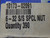 LOT OF 390 10173-02091 6-32 STAINLESS SPCL NUTS T87811