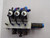 LOT OF 3 FESTO 9982 MFH-5-1/8 SOLENOID VALVES W/ MANIFOLD DC 24 V 4.5 W 1.8-8 BAR 26.1-116 PSI T87907