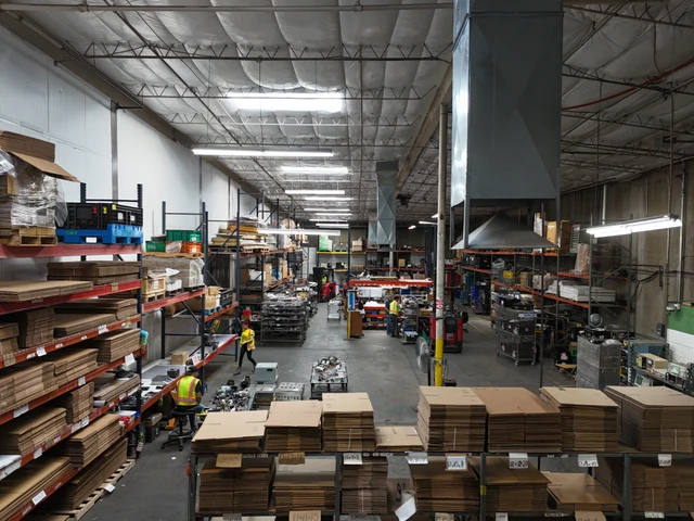 Surplus inventory in the OCO Industrial warehouse