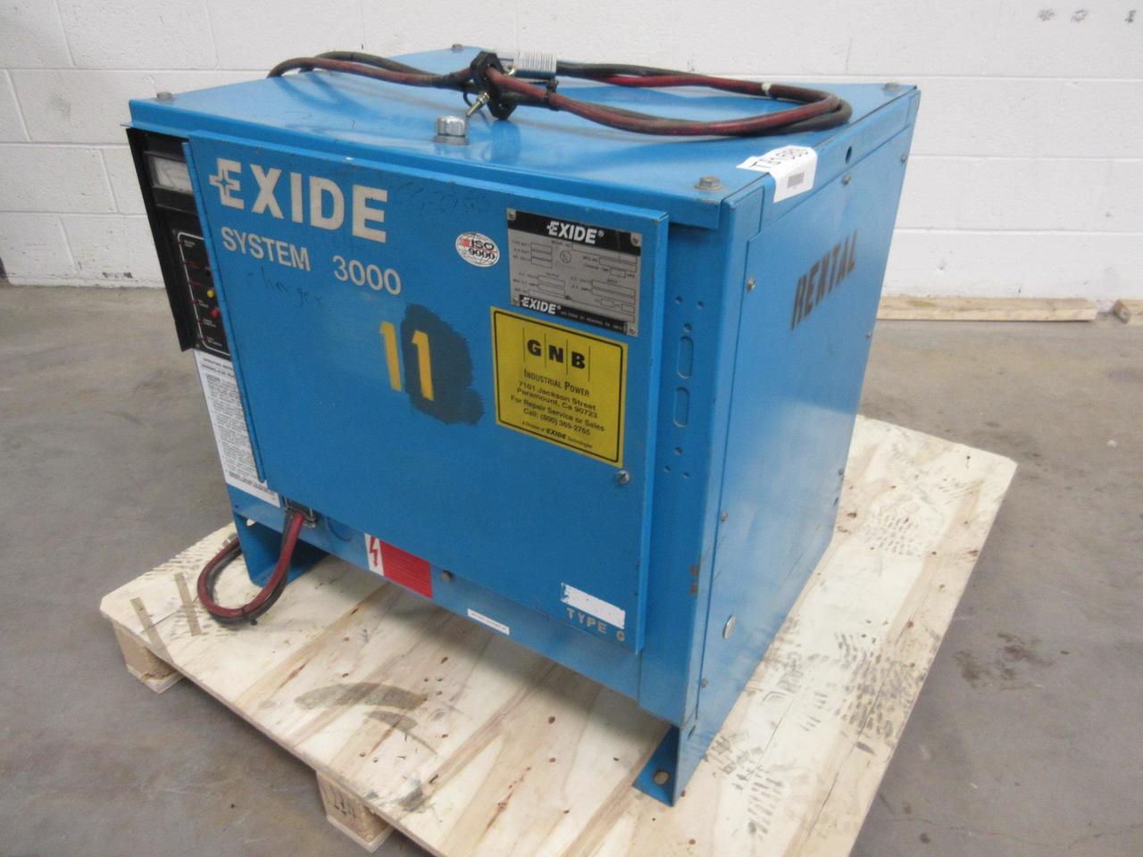 Exide C3-12-550E 24 VDC Forklift Battery Charger T100013 - TEAMEQUIP