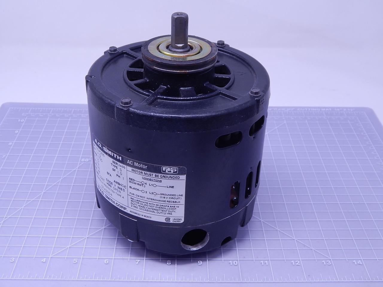 AO Smith 325P266 AC Motor 1/12 HP Type 