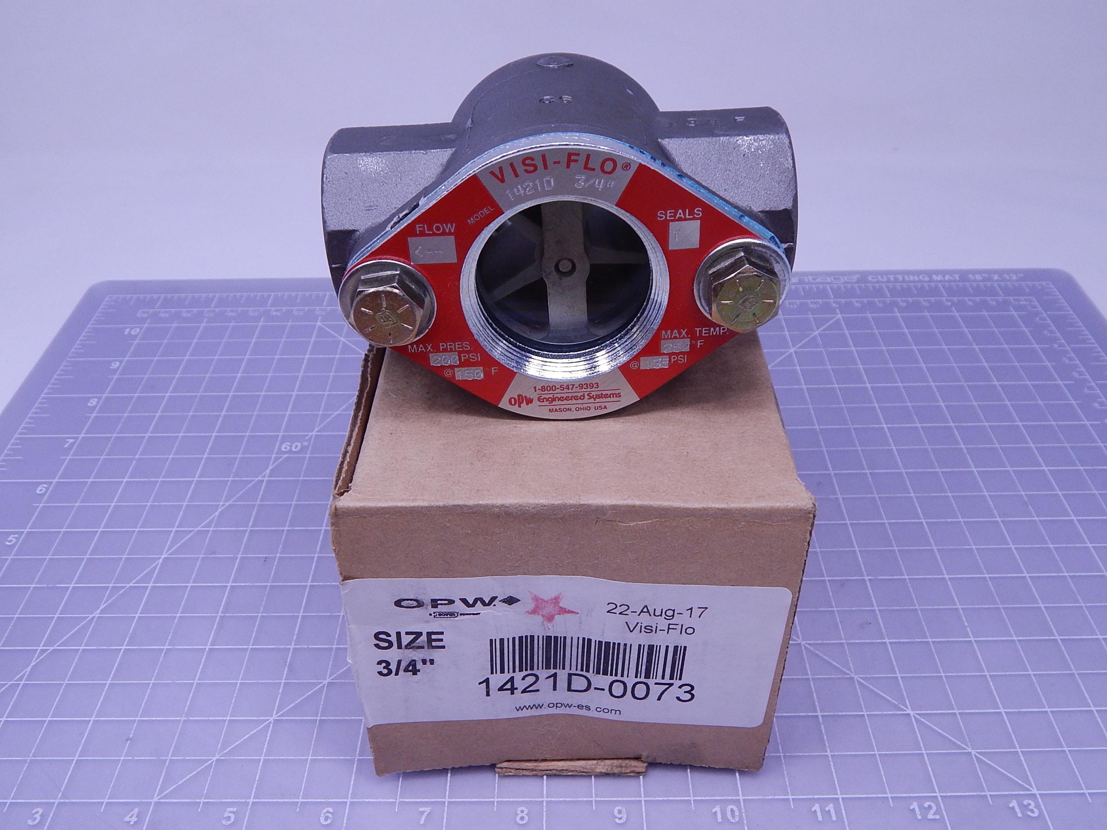 Opw Engineered Systems 1421d 0073 3 4 In Visi Flo Sight Flow Indicator T139925 Test Equipment And Machinery International Inc Plc inc., senneterre (senneterre, quebec). team international inc