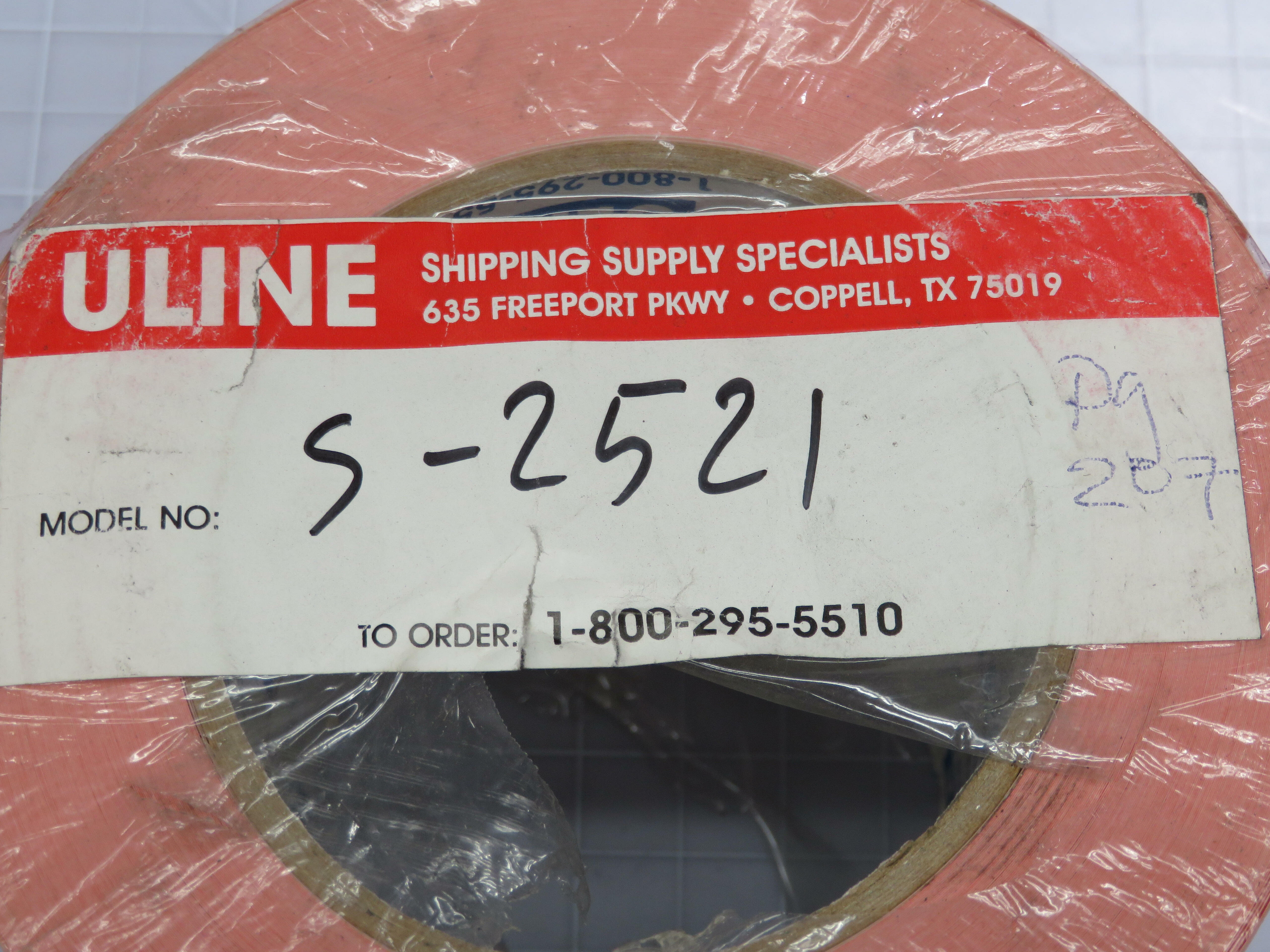 ULine S-2551 Fluorescent Explosive 1.4 Orange Label Roll ...