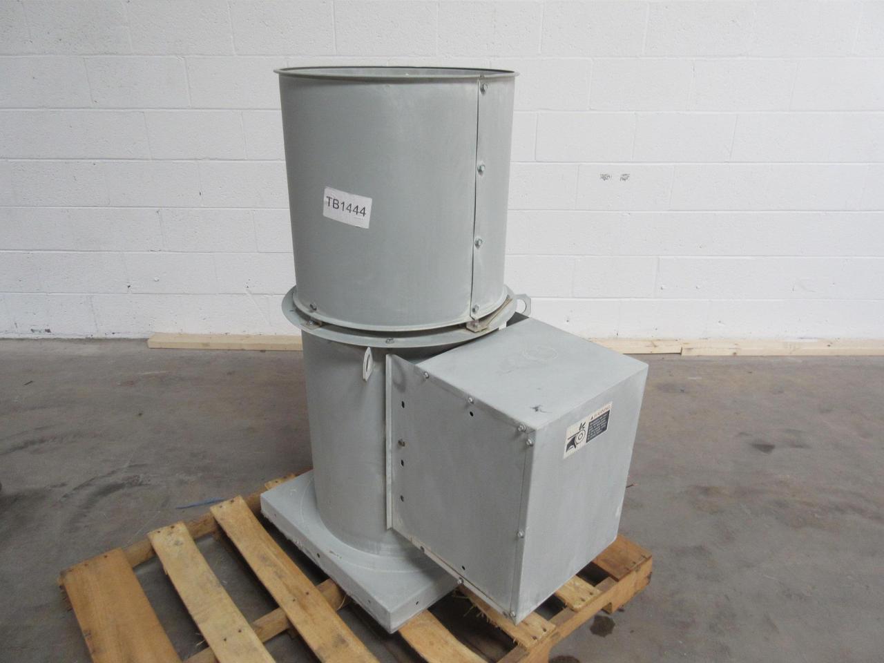 Greenheck Tcbru 1 12 7 Centrifugal Upblast Fan 34 Hp 1725 Rpm T89257