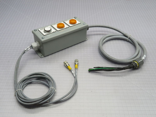 New HOFFMAN E3PBG PUSHBUTTON ENCLOSURE - DEBRI ACKNOWLEDGE SWITCH ...