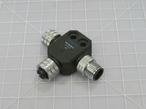 Produktbild von Festo FB-TA-M12 T-Adapter 5-polig – 171175 Für Feldbusanschluss, Druckluft