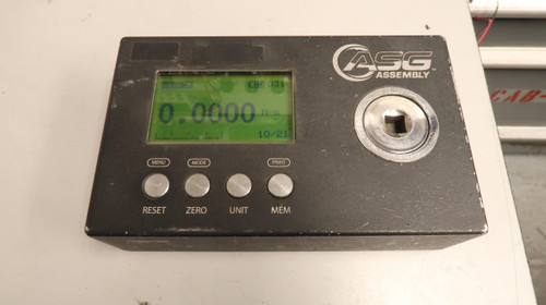 Used ASG ASSEMBLY 0.5 N-M DIGITAL TORQUE TESTER METER 3/8 SCREWDRIVER ...