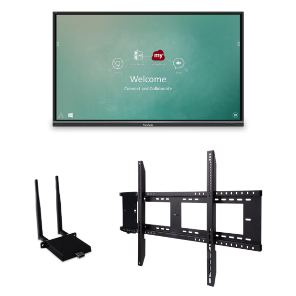 ViewSonic IFP7550-E1 75" 4K Interactive Display (Bundle)