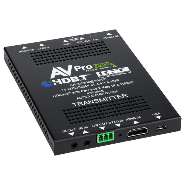 AVPro Edge AC-EX70-444-TNE 4K Audio/Video Transmitter with HDBaseT