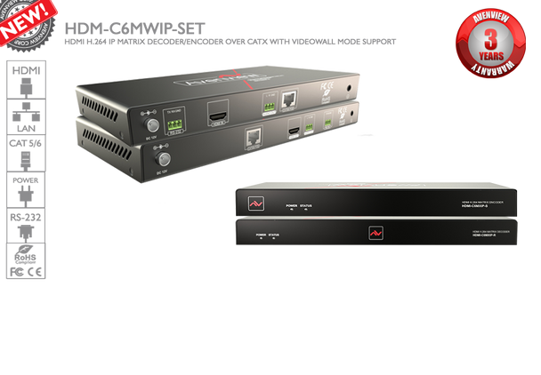 Avenview M-Series - HDMI over IP (C5-RS232-SET)