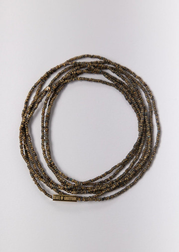 Pebble Intention Wrap Bracelet