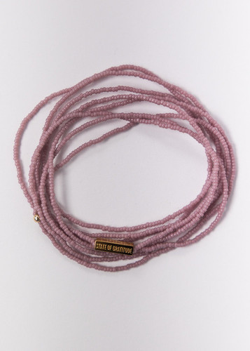 Mauve Intention Wrap Bracelet