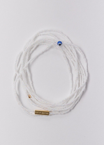 White Intention Wrap Bracelet