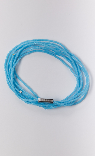 Aqua Intention Wrap Bracelet