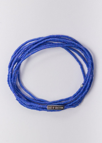 Cerulean Intention Wrap Bracelet