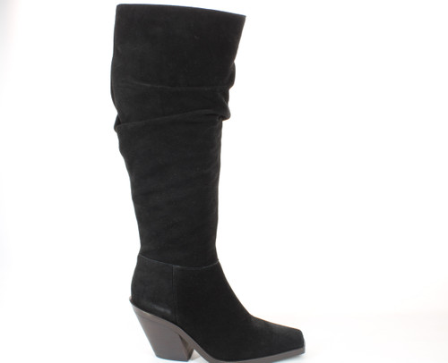 Vince Camuto Womens Black Fashion Boots Size 8 (6598295)