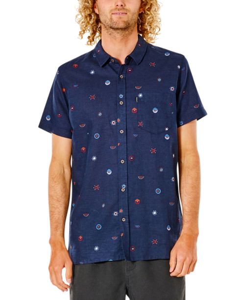 Rip Curl Mens Salt Water Culture Valley Short Sleeve Shirt