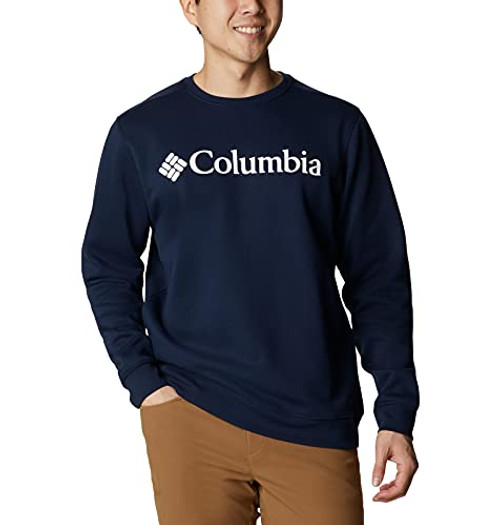 Columbia Columbia Mens Trek Crew Sweat Collegiate Navy White XL