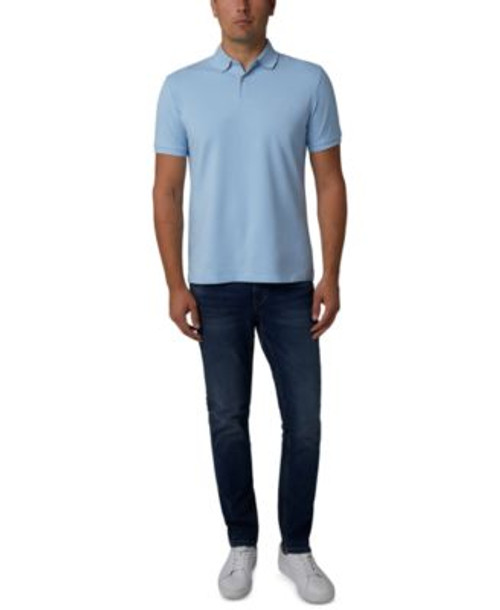 DKNY Mens Essential Polo Shirt Cerulean 2XL