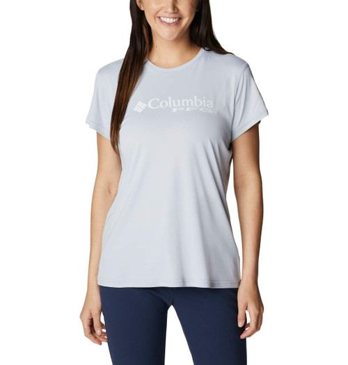 Columbia Womens PFG Econet Knit SS Shirt - XL - Cirrus Grey