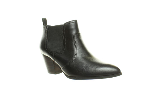 Bella Vita Womens Emerson Black Leath Chelsea Boots Size 6 (Wide) (1454600)