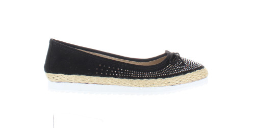 Callisto Womens Pringle Black Suede Espadrilles Size 6 (1825642)