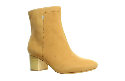 TOMS Womens Evie Honey Nubuck Ankle Boots Size 9 (1525754)