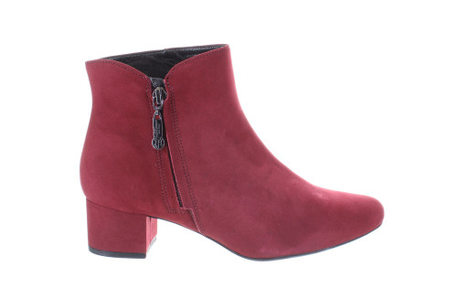 Marc Joseph New York Womens Spruce St Burgundy Ankle Boots Size 7.5 (7416463)
