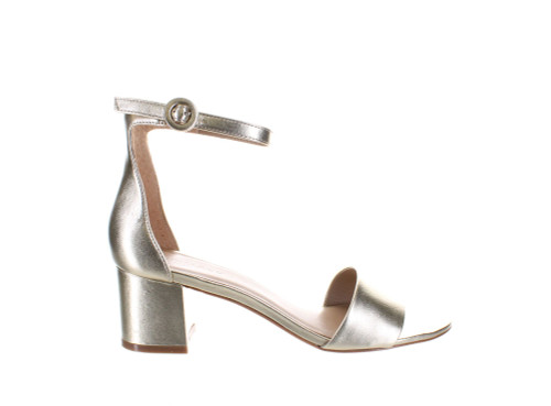 Bernardo Womens Belinda Gold Ankle Strap Heels Size 10 (7424170)