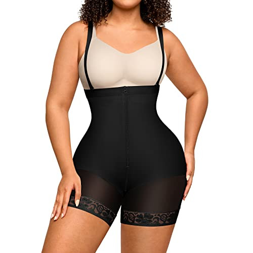 FeelinGirl Shapewear for Women Seamless Firm Triple Control Faja Black XXXL