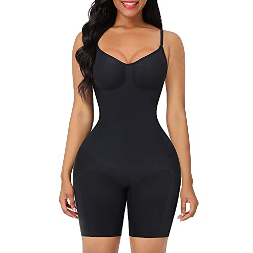 FeelinGirl Butt Lifter Bodysuit Body Shaper Tummy Control Shapewear Plus Size