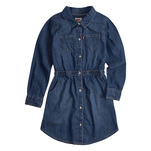 Levi's Girls  Long Sleeve Denim Western Dress